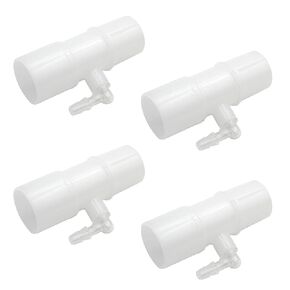 4-Pack LifeSource Oxygen Enrichment Adapter – Medical Grade Universal CPAP Tube Connector for Heated & Non-Heated Tubing, Oxygen Port Connector Compatible with Standard CPAP Hoses in Saudi Arabia