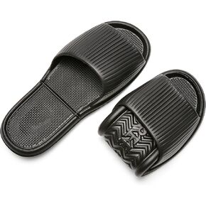 Foldable Travel Slippers for Women Men Packable Portable Shower Slides Lightweight Non Slip Open Toe Bathroom Quick Dry Hotel Spa Dorm Beach Pool Outdoor Business Trip Easy Storage Carry Pouch in Kuwait