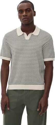 Madewell Men's x Shopbop Sum Stitch Single Button Polo Shirt in Kuwait