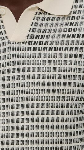 Madewell Men's x Shopbop Sum Stitch Single Button Polo Shirt in Kuwait