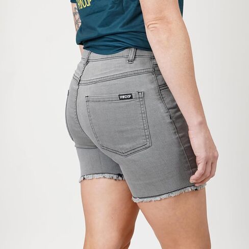 Handup Athletic Jean Short - JORT - 4-Way Super Stretch 5.5" Inseam Denim Short - Athletic Shorts - Breathable Lightweight Denim (US, Alpha, Small, Regular, Regular, Faded Grey) in Saudi Arabia