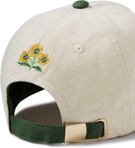 RIFLE PAPER CO. Garden Study Baseball Cap, Women's Baseball Hat, Classic Six-Panel Floral Print Cap with Adjustable Strap, Made from 100% Cotton, One Size Fits All in Kuwait