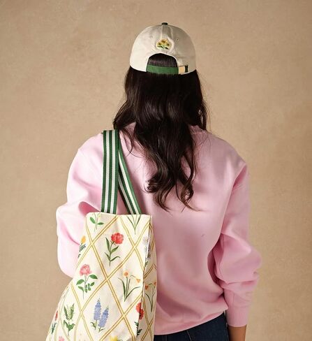 RIFLE PAPER CO. Garden Study Baseball Cap, Women's Baseball Hat, Classic Six-Panel Floral Print Cap with Adjustable Strap, Made from 100% Cotton, One Size Fits All in Kuwait