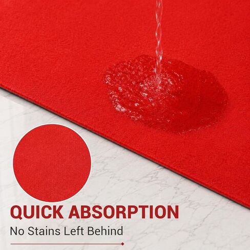 3x20 Ft Red Carpet Runner for Events, Aisle Rug with Non-Skid Rubber Back, Flat Lay Roll, Indoor Outdoor Walkway Carpet for Wedding Ceremony, Party Entrance, Stage & Prom in Saudi Arabia