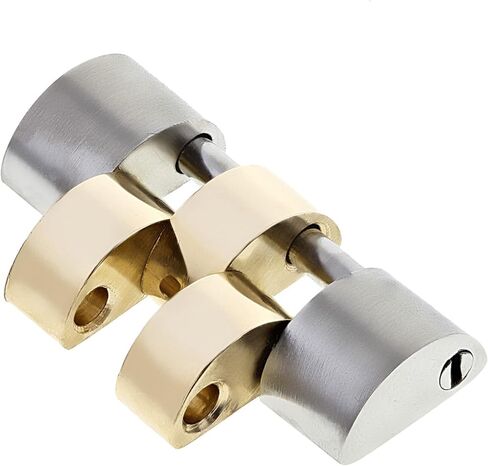 Ewatchparts TWO TONE 18K STAINLESS STEEL REAL GOLD JUBILEE WATCH BAND LINK COMPATIBLE WITH ROLEX SKY DWELLER 326933 in Kuwait