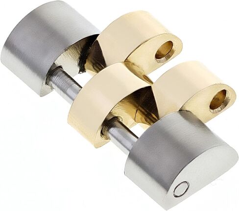Ewatchparts TWO TONE 18K STAINLESS STEEL REAL GOLD JUBILEE WATCH BAND LINK COMPATIBLE WITH ROLEX SKY DWELLER 326933 in Kuwait