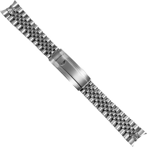 Jubilee Watch Band Replacement For Rolex Datejust 16013 16233 16234 Submariner Gmt adjustment buckle Glossy steel color Adjustment 20mm in Kuwait
