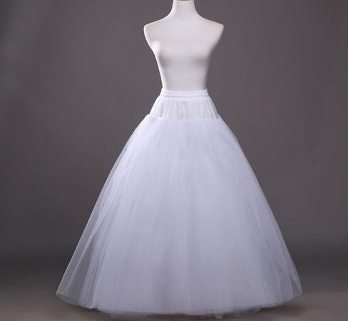 RULTA Women's A-line 3-layer skirt Hoopless Petticoat Crinoline Underskirt Slips under dress for wedding dress Prom Dress in Saudi Arabia