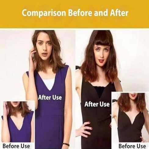 Lace Cleavage Cover Up for Low Neckline,Modesty Panel for Women,Clip On Mock Camisole Snap to Bra Insert in Saudi Arabia