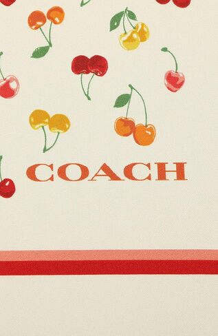 COACH Cherry Mix Printed Silk Bandana in Kuwait