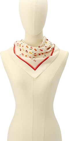 COACH Cherry Mix Printed Silk Bandana in Kuwait