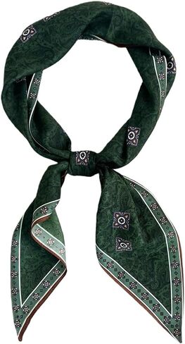Triangle Fashion Scarf Lightweight Silk Like Hair Neck Head Scarf for Women - Versatile Wrap for Shawl Gift Packed in Saudi Arabia