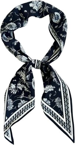 Triangle Fashion Scarf Lightweight Silk Like Hair Neck Head Scarf for Women - Versatile Wrap for Shawl Gift Packed in Saudi Arabia