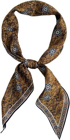 Triangle Fashion Scarf Lightweight Silk Like Hair Neck Head Scarf for Women - Versatile Wrap for Shawl Gift Packed in Saudi Arabia