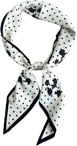 Triangle Fashion Scarf Lightweight Silk Like Hair Neck Head Scarf for Women - Versatile Wrap for Shawl Gift Packed in Saudi Arabia