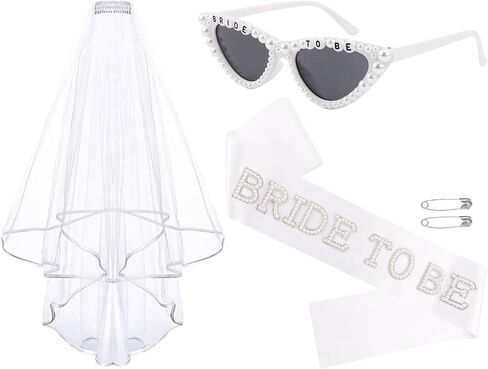 CUBACO Bride to be Bachelorette Party Favors Engagement Gifts Bridal Shower Decorations for Women Wedding Accessories in Saudi Arabia