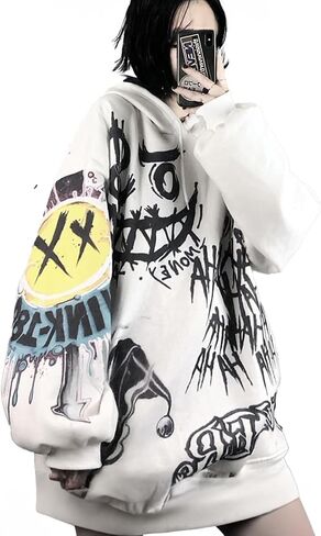 Y2k Jacket Emo Clothes Hoodies Y2k Plus Size Oversized Grunge Gothic Jackets Streetwear Harajuku Hip-hop BF Style in Saudi Arabia