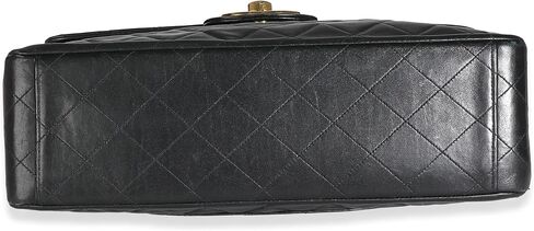 CHANEL Pre-Loved Vintage 24K Black Quilted Lambskin Maxi XL Flap Bag, Black in Saudi Arabia