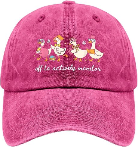 Off to Actively Monitor Teacher Testing Day Goose Hats for Girlfriends Fashion in Kuwait