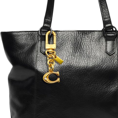Golden Bag Charms C for Handbags, C Initial Purse Charm Keychain, Wallet Charms Handbag Accessories in Saudi Arabia