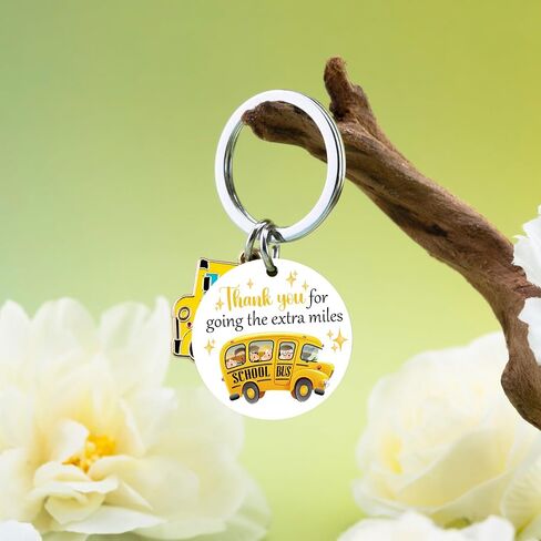 Bus Driver Appreciation Gifts School Drivers Gifts for Men Women School Bus Drivers Gift Back To School Keychain Thank You Keychain Birthday Christmas Valentines Day Gift in Kuwait