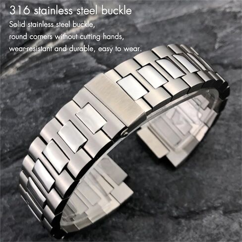 SCRUBY 13mm Stainless Steel Watchband 25mm，For Patek Philippe NAUTILUS 5711 5726 Silver Metal Watch Strap Bracelets in Saudi Arabia