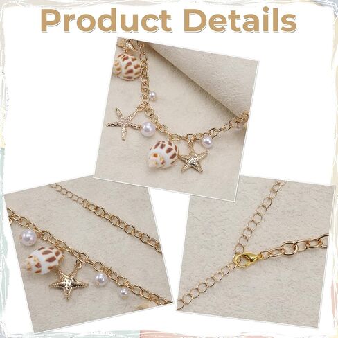 Starfish Seashell Waist Chain Adjustable Boho Mermaid Pearl Body Chain Fashionable Summer Beach Belly Jewelry Gold Bikini Belt Accessories for Women in Kuwait