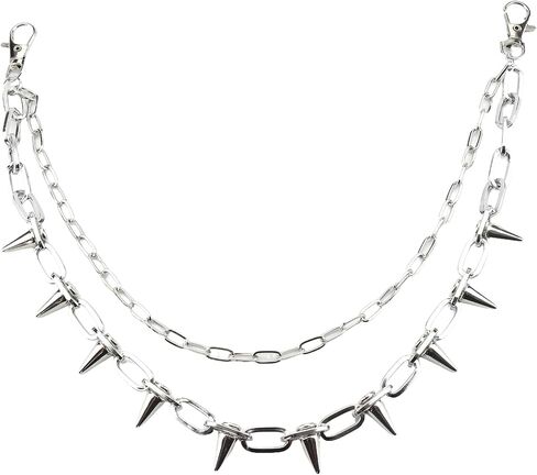 Ymacfmo Punk Hip Hop Pants Chain with Butterfly Lock Charm, Edgy Rock Style Waist Jewelry for Men & Women, Trendy Jeans Accessory in Saudi Arabia