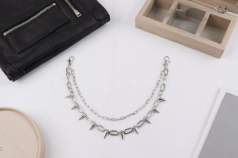 Ymacfmo Punk Hip Hop Pants Chain with Butterfly Lock Charm, Edgy Rock Style Waist Jewelry for Men & Women, Trendy Jeans Accessory in Saudi Arabia
