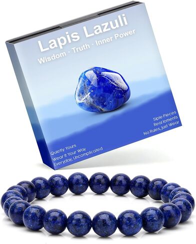 Natural Crystal Bracelet for Women, Handmade Gemstone Beaded Stretch Bracelet, Natural Stone Jewelry Gift with Floating Display Gift Box, 4mm 6mm 8mm in Saudi Arabia