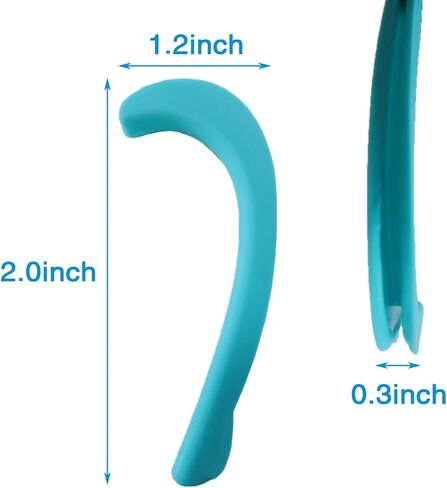 4Pair Mask Ear Protector Reusable Protector Hook Reduces Pain When Wearing Protectors Anti-Slip Earloop Relieve Discomfort Earmuffs Grip mask Lanyard Cap Soft Silicone Face Cover Hook for Kid Adults in Saudi Arabia