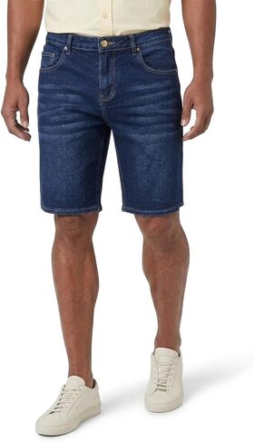 Liloak Mens Jean Shorts Pack, Mens Denim Shorts Stretch Straight Leg Jorts Men Casual Summer Shorts in Kuwait