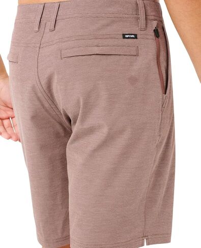 شورت Rip Curl Phase 19 بوصة من نوع Boardwalk Hybrid - مشروم روك in Kuwait