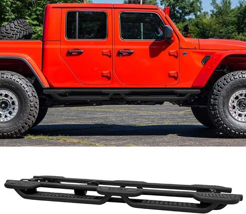 Vijay 4 Doors Side Step Bars Running Boards Compatible with 2020-2025 Gladiator JT in Saudi Arabia
