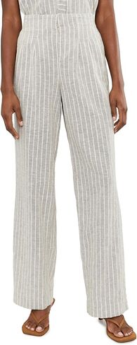 NIC+ZOE Lenox Wide Leg Striped Linen Pants in Saudi Arabia