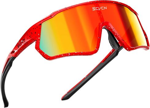 SCVCN Kids Baseball Sunglasses Polarized Boys Girls Age 6-12, Youth Baseball Glasses UV400 TR90 Sports Cycling S9036 in Saudi Arabia