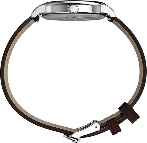 Timex Men's Peanuts Weekender Baseball 38mm Watch - Brown Two- Piece White Dial Silver-Tone Case in Kuwait