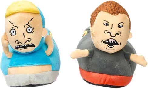 Odd Sox – 3D Cartoon Slippers for Men & Women – Soft Plush Slip-On House Shoes, Cozy Gift Idea for Animation Fans in Kuwait