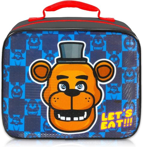 Five Nights at Freddy's Backpack and Lunch Box for Boys - Bundle with FNAF Backpack, FNAF Lunch Bag, Stickers, Water Bottle | Five Nights at Freddy's School Bag Set in Saudi Arabia