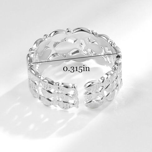 Adjustable Fish Design Ring Unique Inspirational Hope Jewelry Gift for Women Best Friend Sister in Kuwait