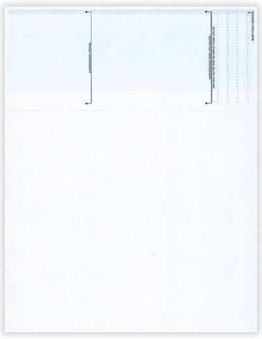 25 Blank Check Stop Paper - Check On Top in Saudi Arabia