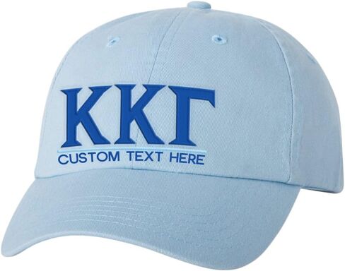 Personalized Kappa Kappa Gamma Greek Line Hat in Kuwait