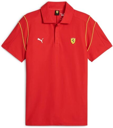 PUMA Mens Scuderia Ferrari Race Mt7 Short Sleeve Shirt Casual Casual - Red in Saudi Arabia