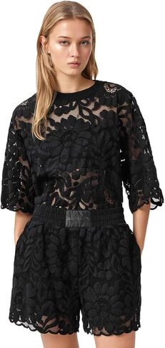 Allsaints Womens Amelie Lace Short in Kuwait