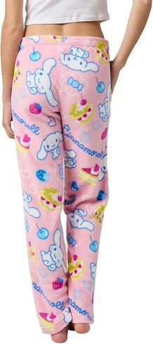 Cinnamoroll Sweet Treats Women's Cradle Pink Plush Sleep Pajama Pants in Kuwait