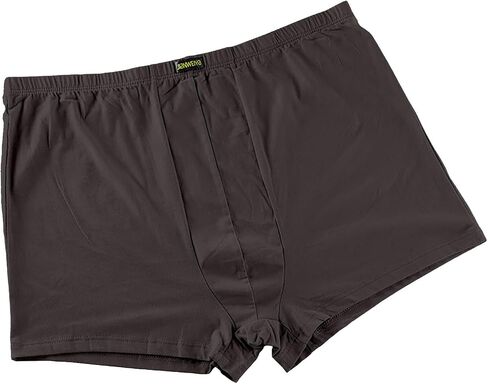 Men's Classic Relaxed Boxer Shorts, Elegant Supportive Underwear, Solid Breathable Underpanties for Leisure and Home in Kuwait
