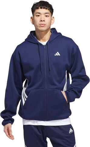 adidas Men's Crazy Warm Full-zip Basketball Hoodie in Kuwait