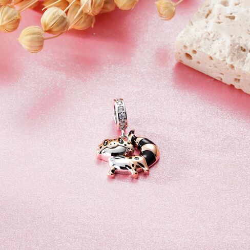 Bearded Dragon Charm 925 Sterling Silver Rose Gold Plated Lizard Charms for Bracelet Bearded Dragon Lover Gifts Reptile Jewelry in Saudi Arabia