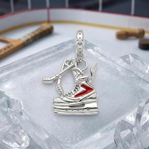 Hockey Charms Sport Charms for Bracelet Sports Jewelry Gifts for Women in Saudi Arabia