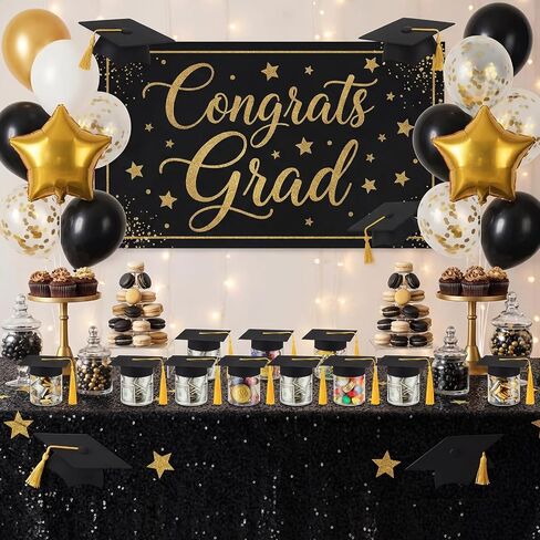 Chunful 36 Pack Graduation Cap Candy Jars with Tassel, Class of 2026 Graduation Favors Clear Plastic Containers Bulk, Grad Party Favors Mini Memory Jars for College Grad Ceremony Decor DIY Supplies in Kuwait